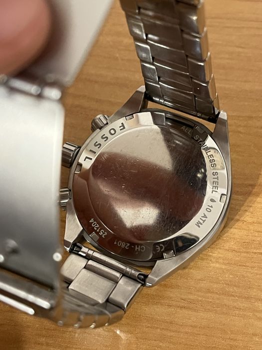 Ceas Fossil barbati mecanic + curea otel inoxidabil
