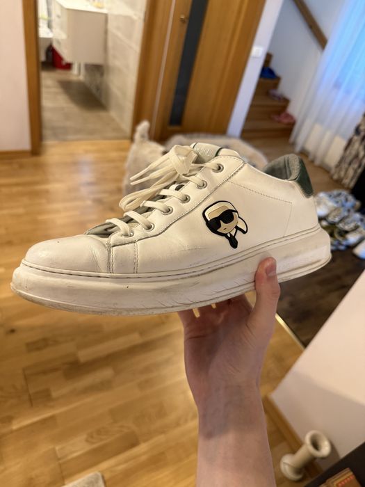 Adidasi Karl Lagerifield Pantofi piele originali
