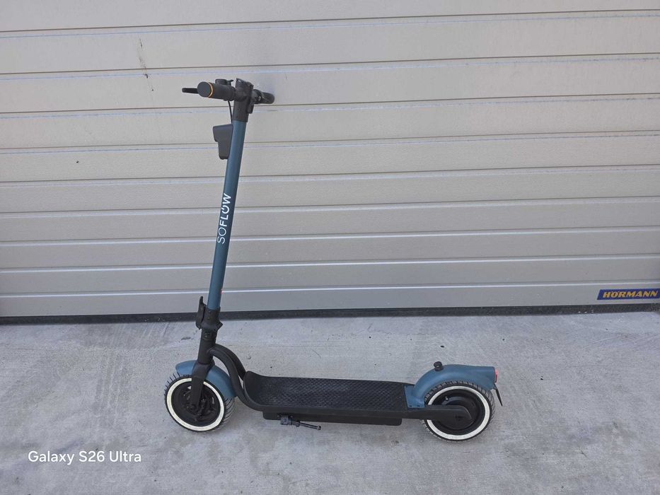 Electric scooter SOFLOW SO2 AIR MAX, Foldable, Maximum speed 25 km/h, Up to 80 km, Maximum weight 120 kg, IP65, Turquoise