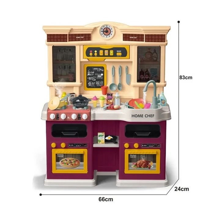 етская кухня с подсветкой, функциями подачи воды и пара