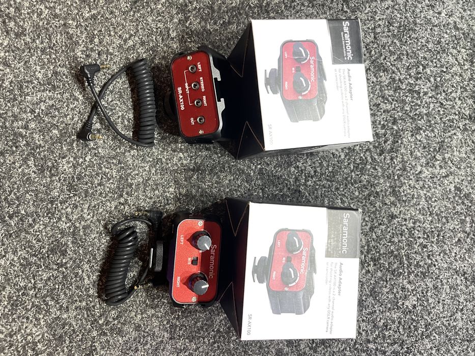 Adaptor audio pasiv 2 canale Saramonic SR-AX100