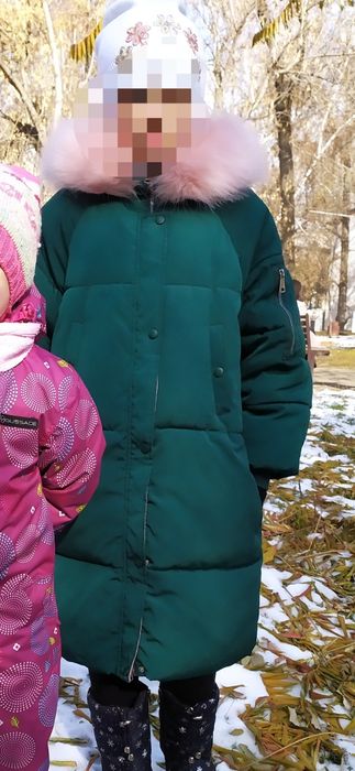 Куртки зимние для девочки. Рост 152