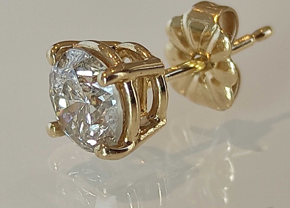 Cercel 14k Diamant natural 0.78ct