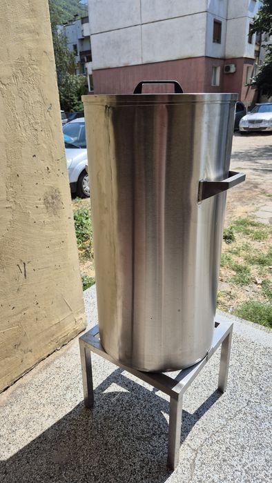 Нов съд 100 литра от неръждаема стомана