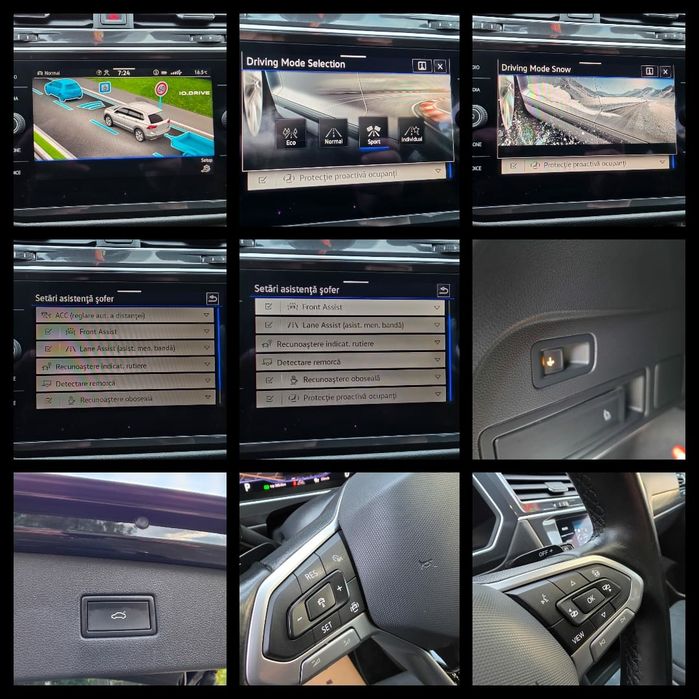 Vw Tiguan ALLSPACE Elegance 4MOTION  DSG 09/2023 IQ Light Head-Up Climatronic Digital Virtual Cockpit Ambientale  Camere 360° Jante 19" Alcantara  E6