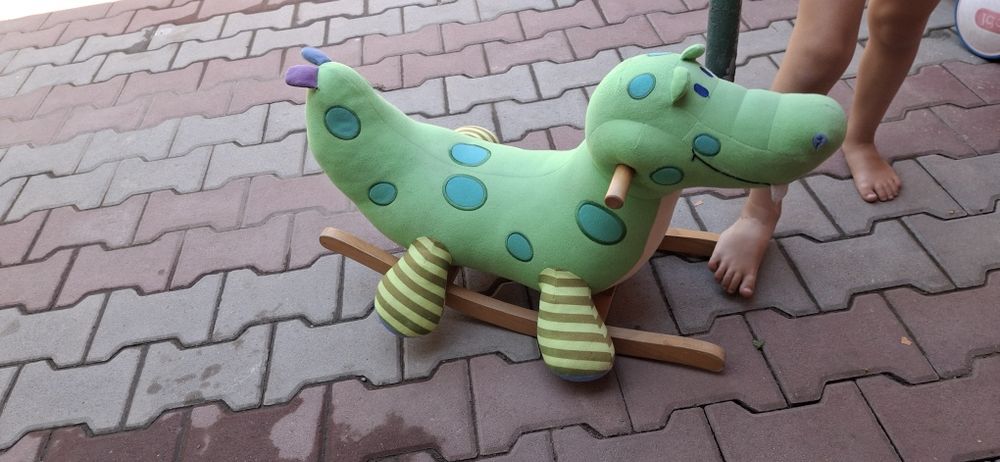 Balansoar copii, model dinozaur