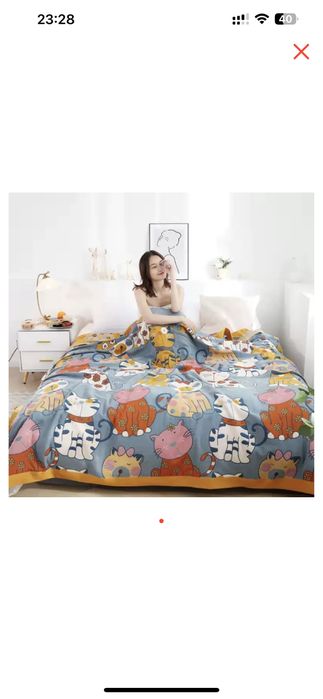 Покрывало, муслиновое.