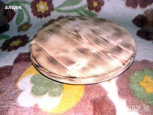 Дървен въртящ поднос за пити и мезета.