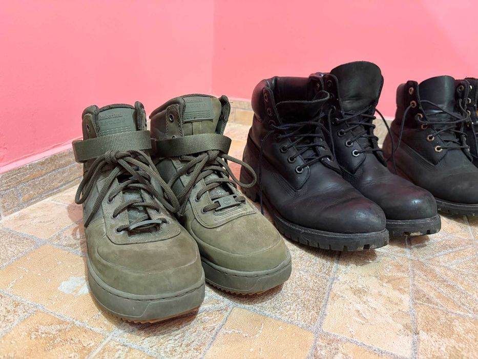 Черни туристически обувки/маратонки Timberland, размери 42 и 37.