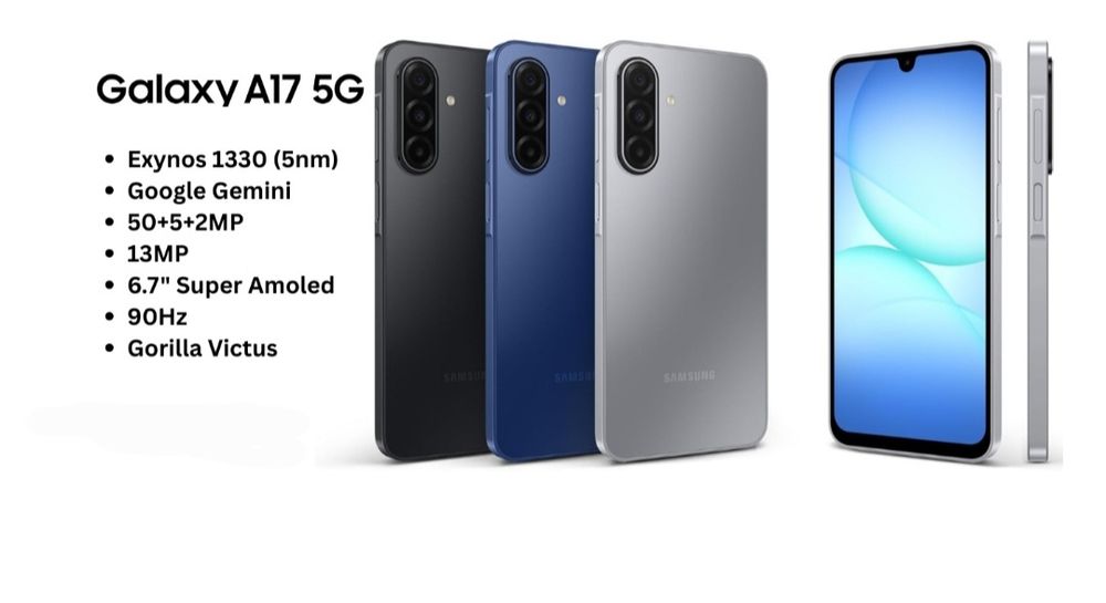 Galaxy A17 с 2 г гаранция не отварян.