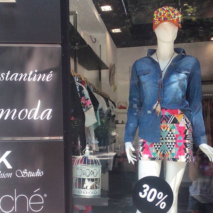 CLICHE дизайнерски къси панталонки с висока талия