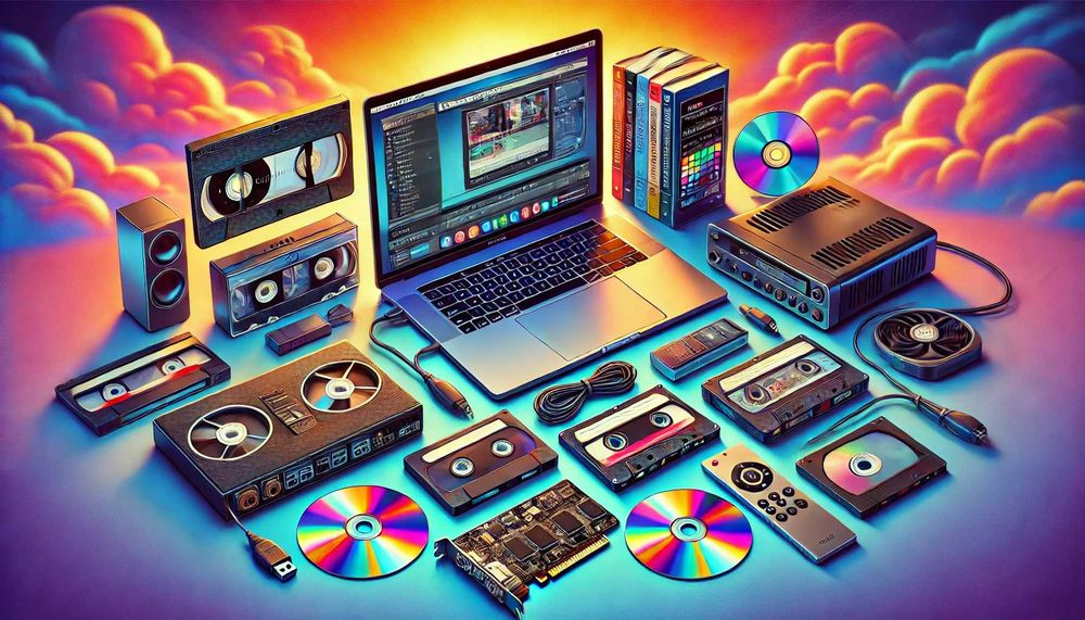 Transfer în format digital (CD/DVD/HDD/BLU-RAY) casete video (VHS)