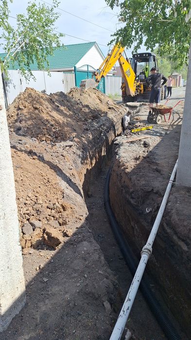 Услуги эксковатора погрузчика 3 в 1