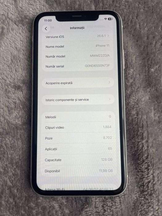 Vand iphone 11 128 gb
