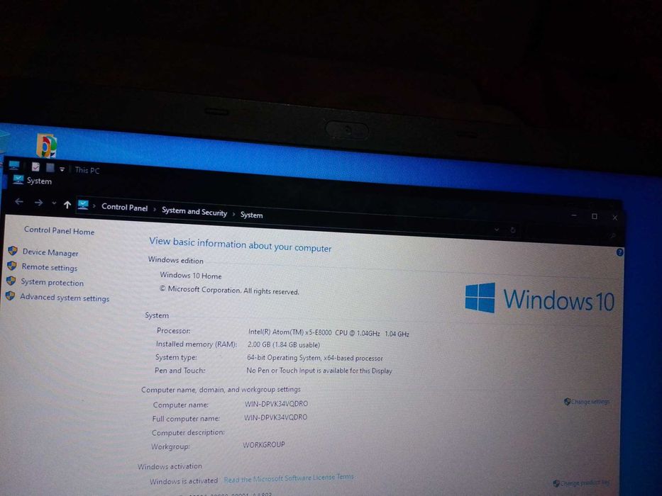 Ноутбук, Acer, Windows 10 Pro.