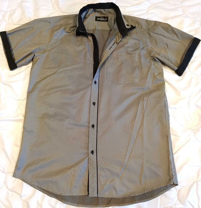 Мъжка риза с къс ръкав, размер М