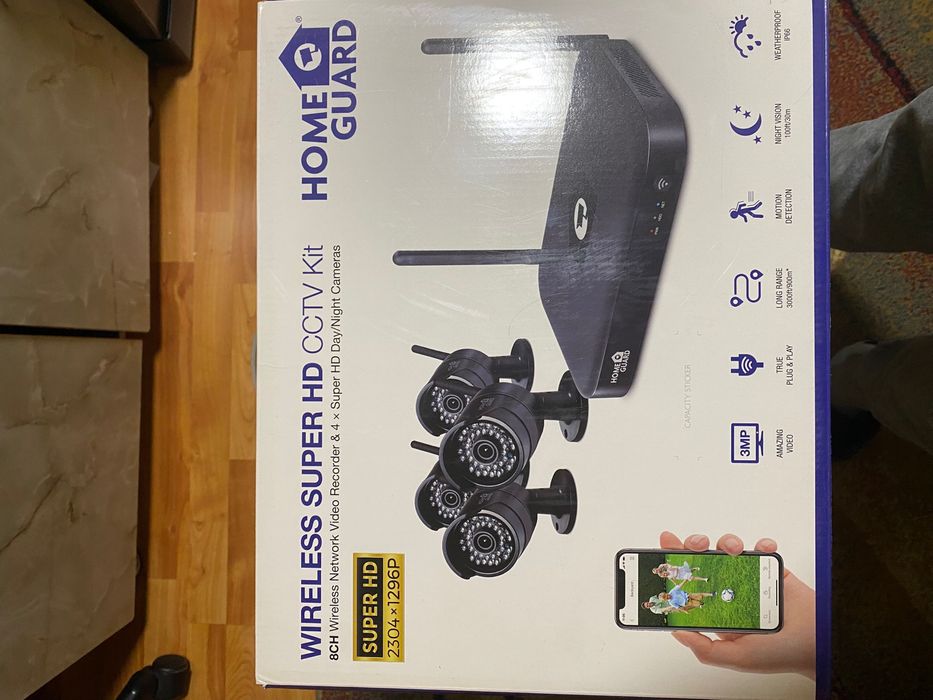 HomeGuard Kit Supraveghere Video Super HD