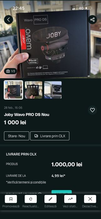 Microfon Joby Pro Nou