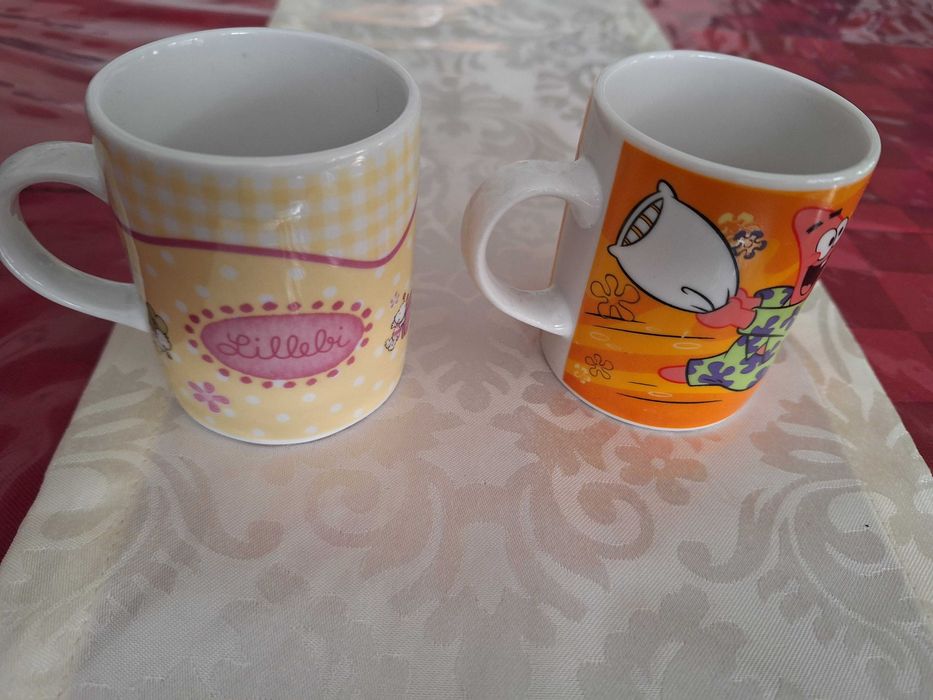 Lillebi & Sponge Bob | 2 cesti expresso | 7 cm