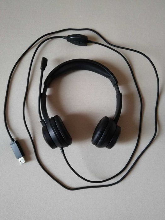 Слушалки с микрофон Trust Rydo USB Headset – като нови