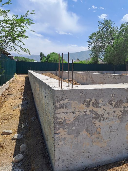 Заливка фундамент