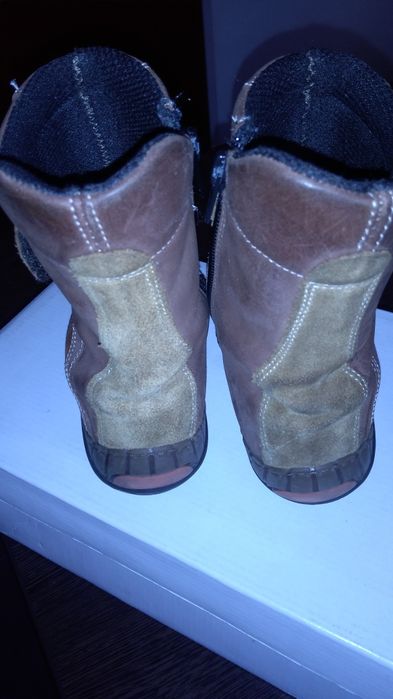 Cizme nr. 31 piele naturala intoarsa/antilopa, mKids - UTILIZATE