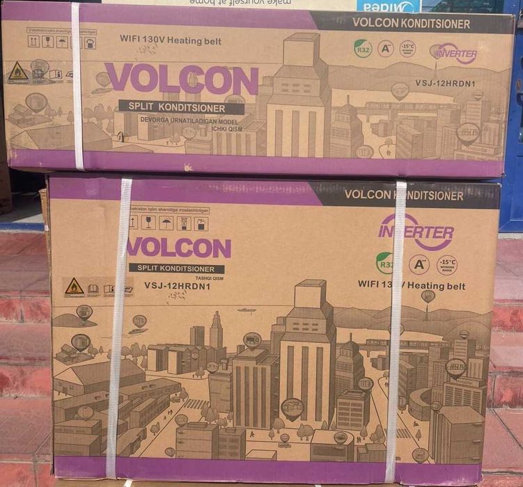 Кондиционер NEW VOLCON 12 inverter WI FI +TEN По низкой цене+ДОСТАВКА!
