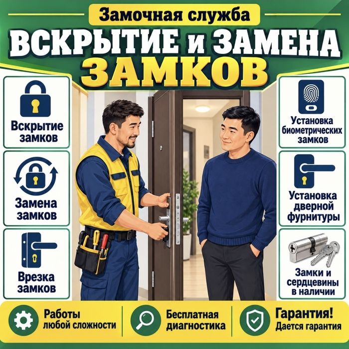 Замена замкков. Ремонт ручек. Медвежатник. Поменять сердцевину.