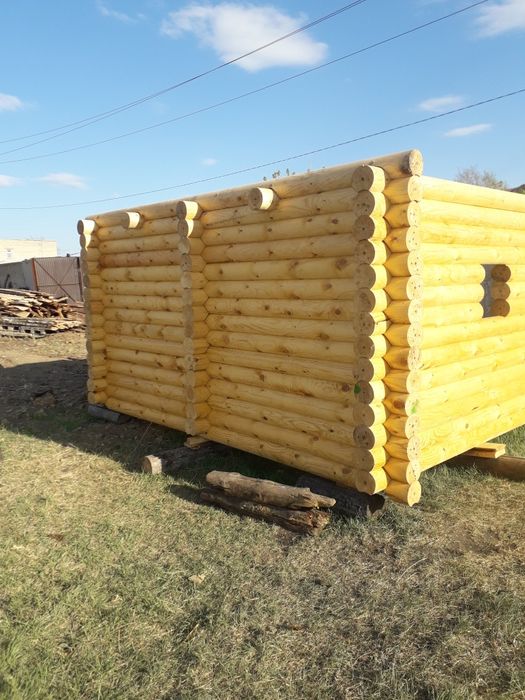 Баня оцилиндрованная