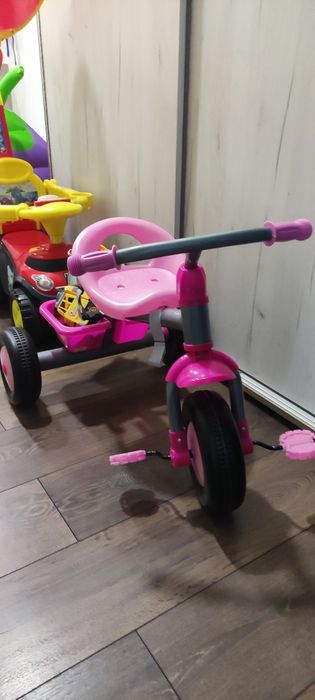 Колело, камионче за бутане с родителски контрол