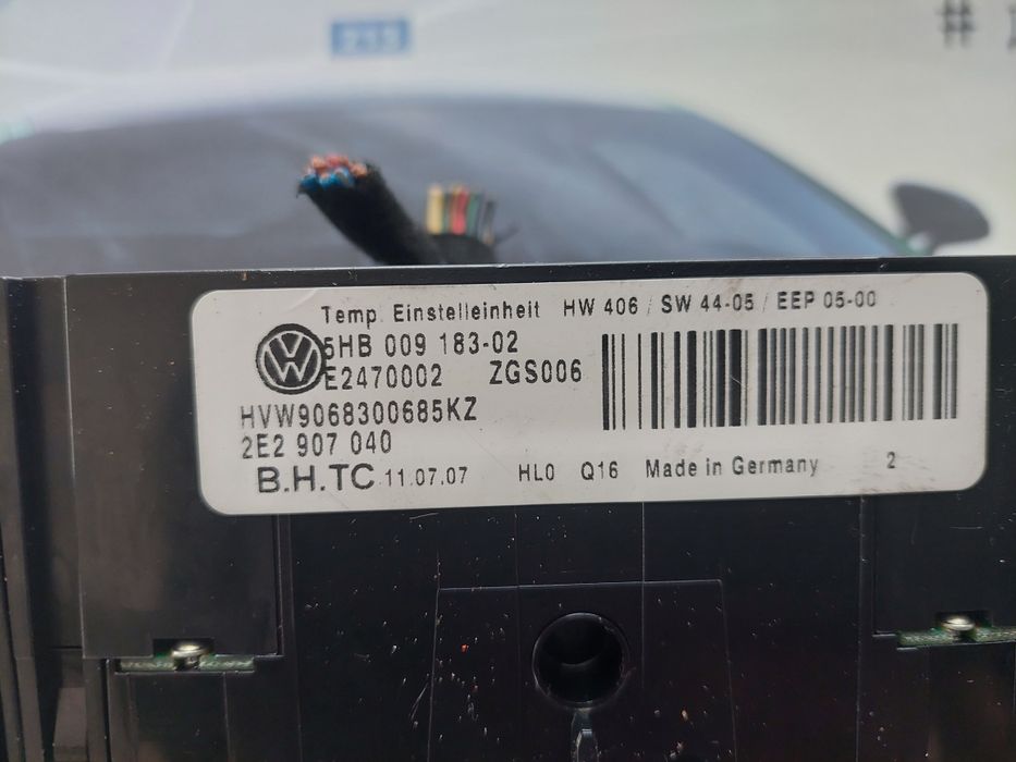 Управление парно/климатик Мерцедес Спринтер w906