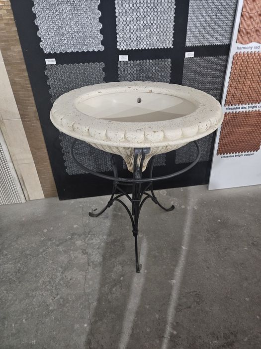 Chiuvete Lavoar baie -  import Italia , travertin si marmura compozita