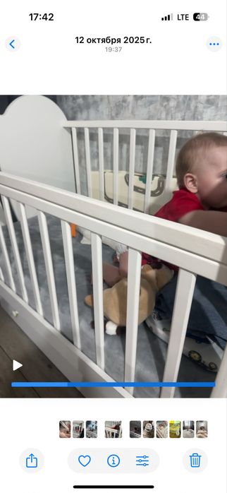 Продам кроватку детскую б/у