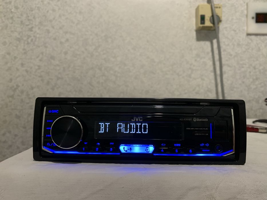 Авто радио JVC Bluetooth