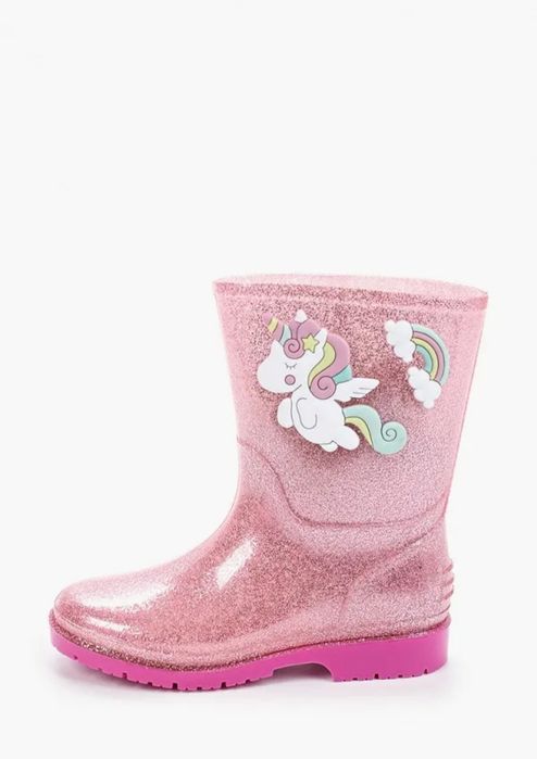 Резиновые сапожки для девочки