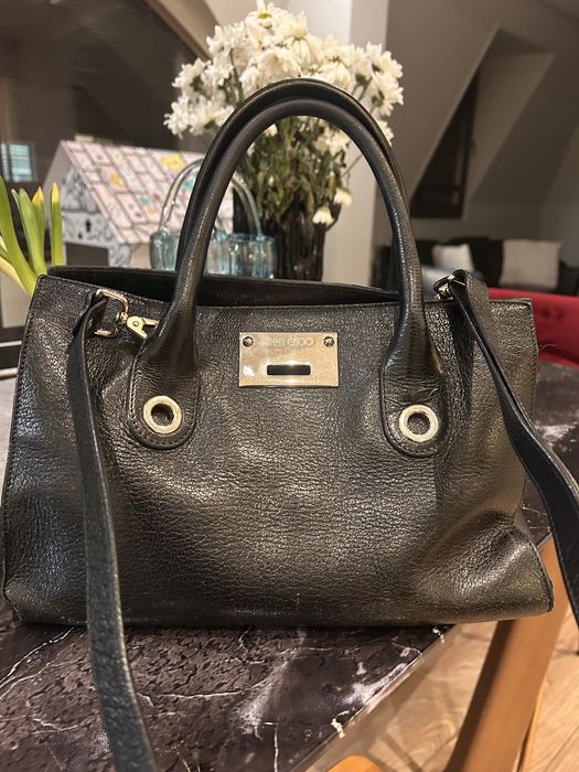 Jimmy Choo Riley кожена чанта оригинал