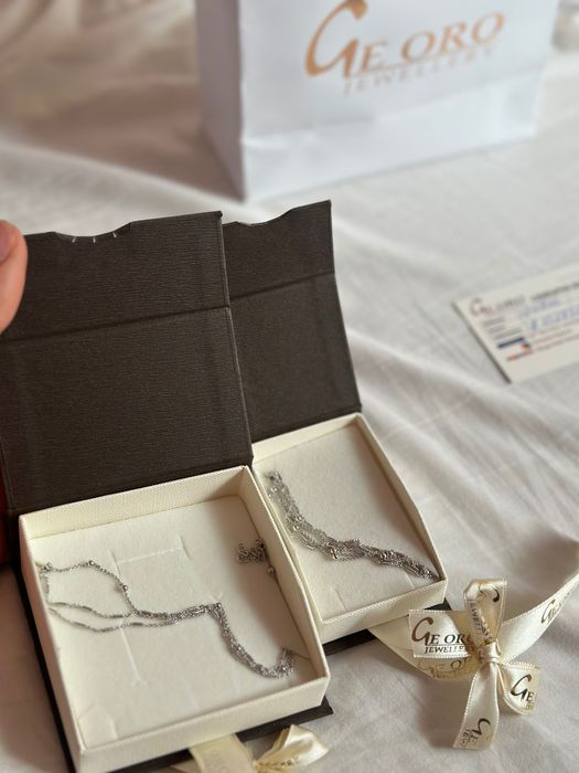 Колие, обеци и гривничка сребърни