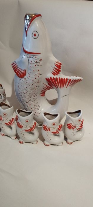 Коньячный набор " рыбки" СССР