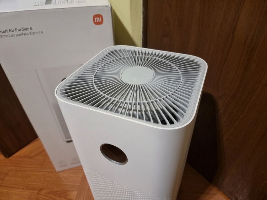 Ca NOU Purificator de aer Xiaomi Smart Air Purifier 4 EU, 400 m3/h, ionizare, Aplicatie Display OLED Mod Noapte acoperire 28-48 m2, nu Dyson Philips