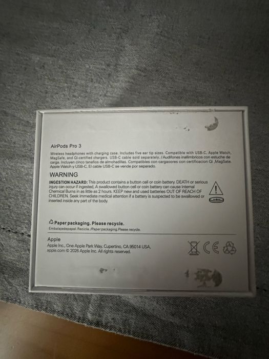 Vand air pods pro 3 originale cu garantie pana in 2027