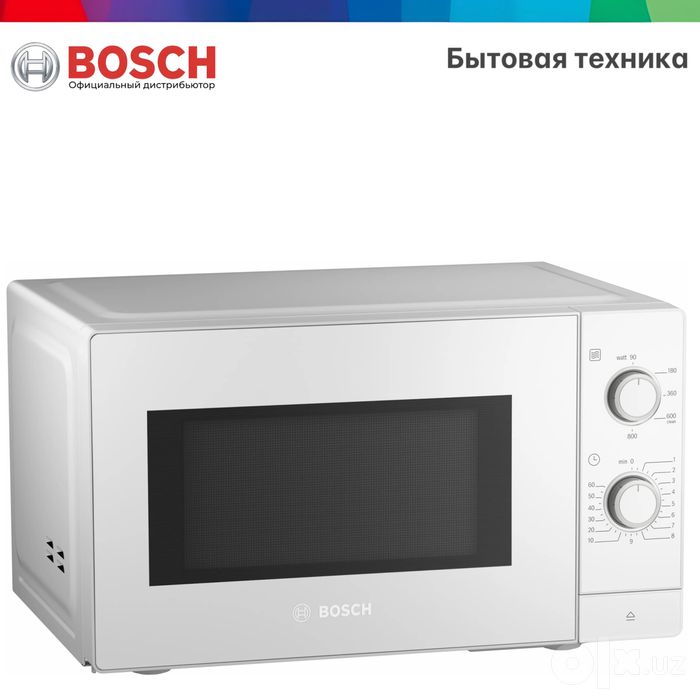 Микроволновая печь Bosch FFL020MW0 соло, 20л, белая