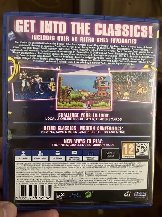 Sega Mega Drive classics ps4