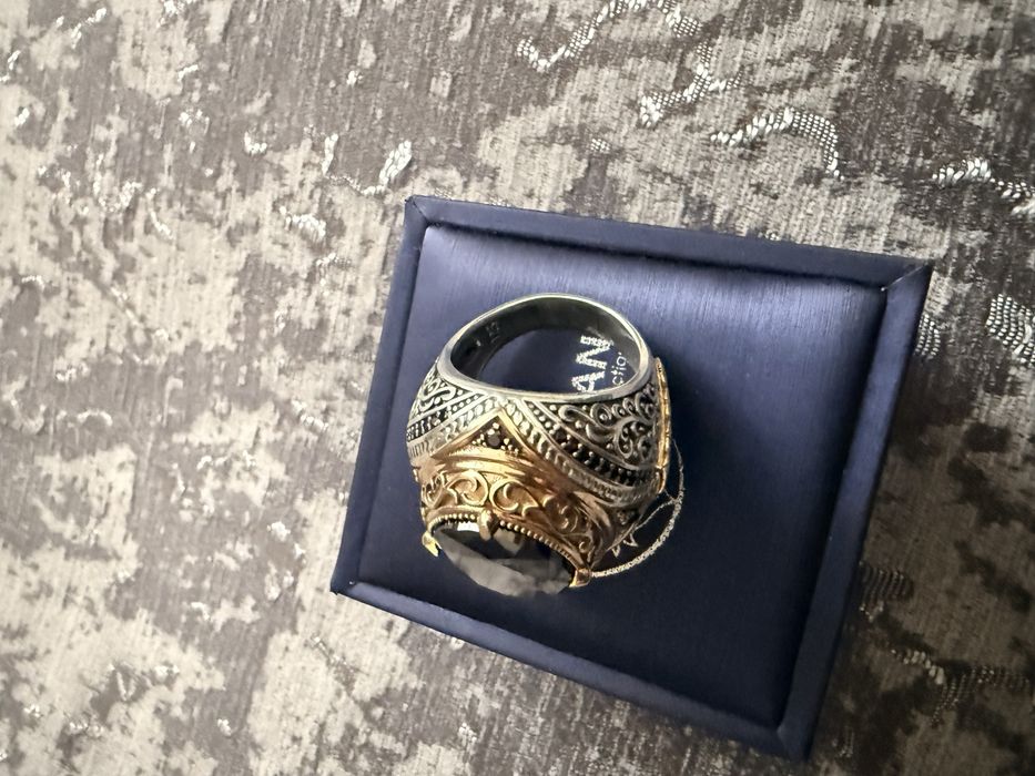 Кольцо мужской размер 23 серебро 925