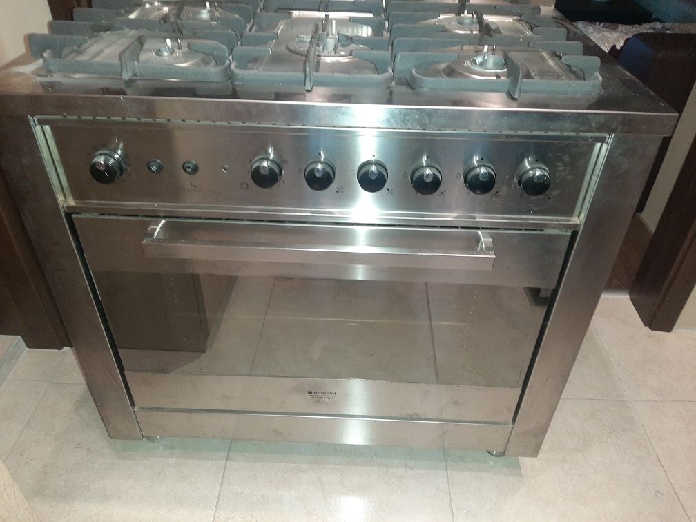 Газова печка с електрически грил Ariston Hotpoint Cucina PRO 95 gt0.1 ...