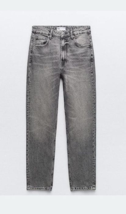 Панталони  zara зара  кожа и деним