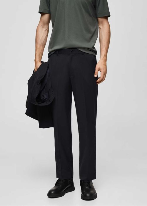 Pantaloni Lână Premium Mango - 70% Lână - Noi cu etichetă, Marime 40