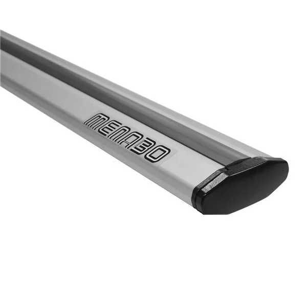 Bare transversale aero Menabo Leopard Silver pentru bare longitudinale