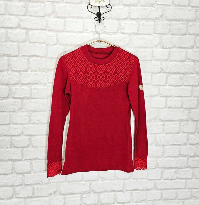 JANUS 100% Мериносова вълна дамска термо фланелка размер S