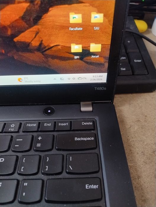 Lenovo t480s 2K display, i7, 16Gb , ssd 5120gb