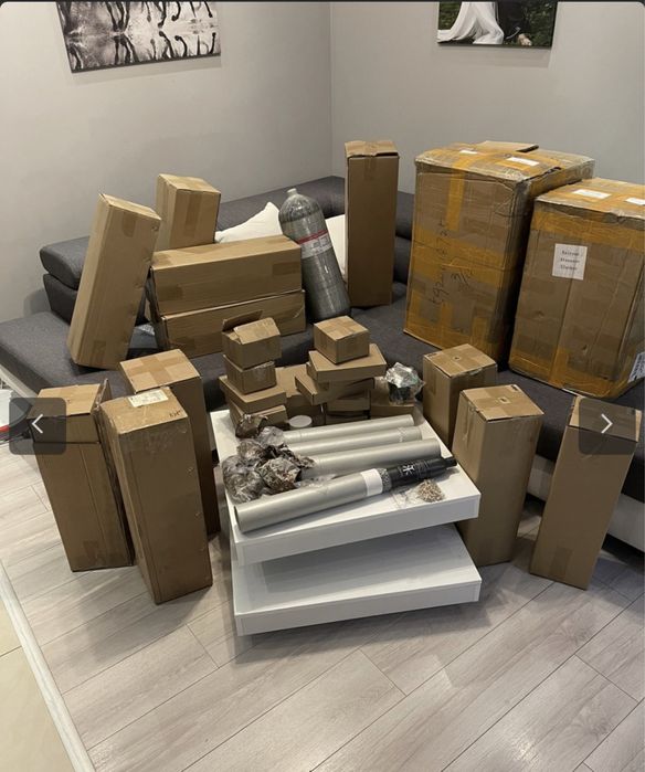 Карбонова бутилка 9L 300бар Tuxing PCP